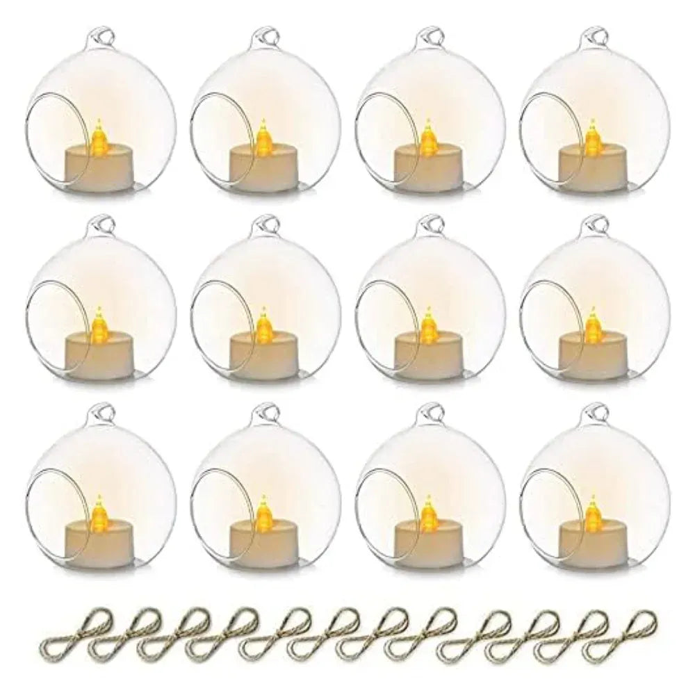 Photophores suspendus en verre