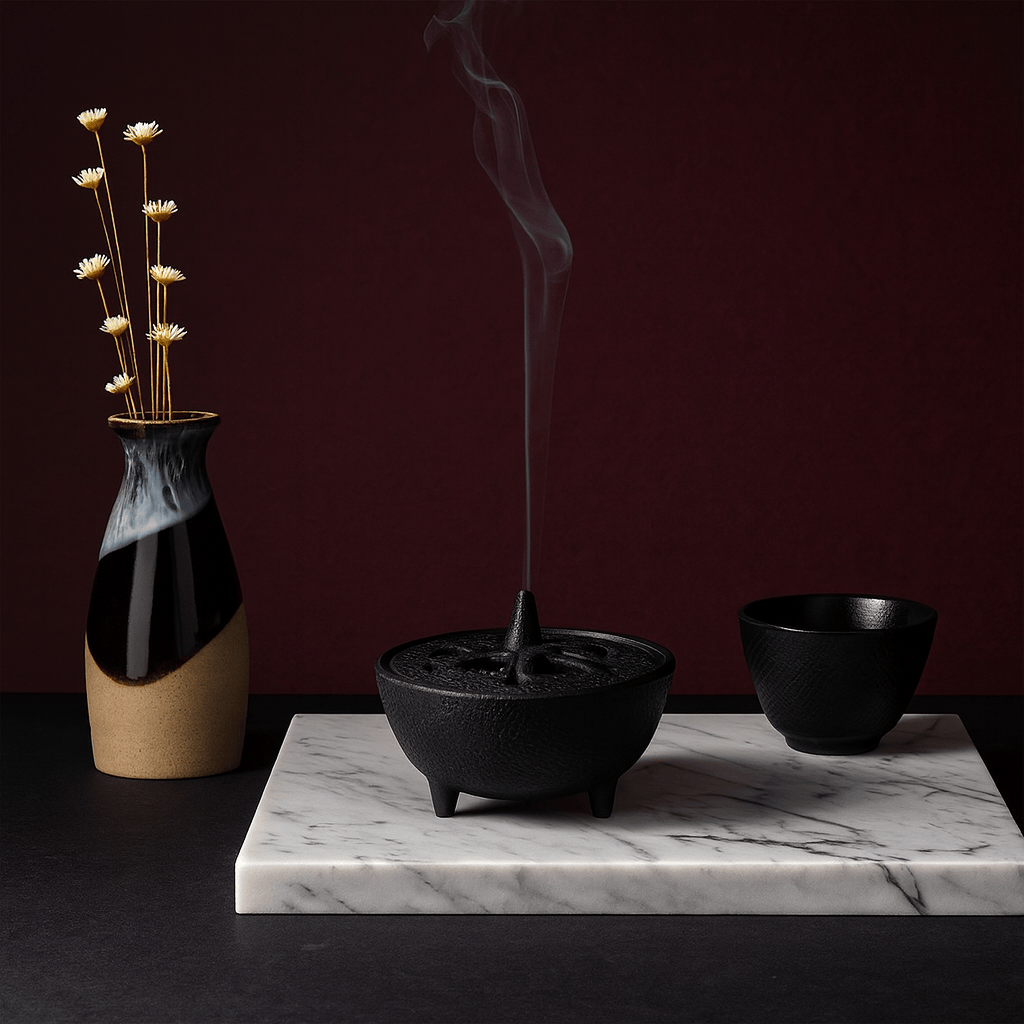 Brûleur d’Encens Fonte – Mini Censer Style Ancien