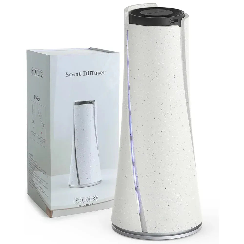 SOULOMIA Blanc / Principal Diffuseur de Parfum Électrique NAMSTE – 300 m³