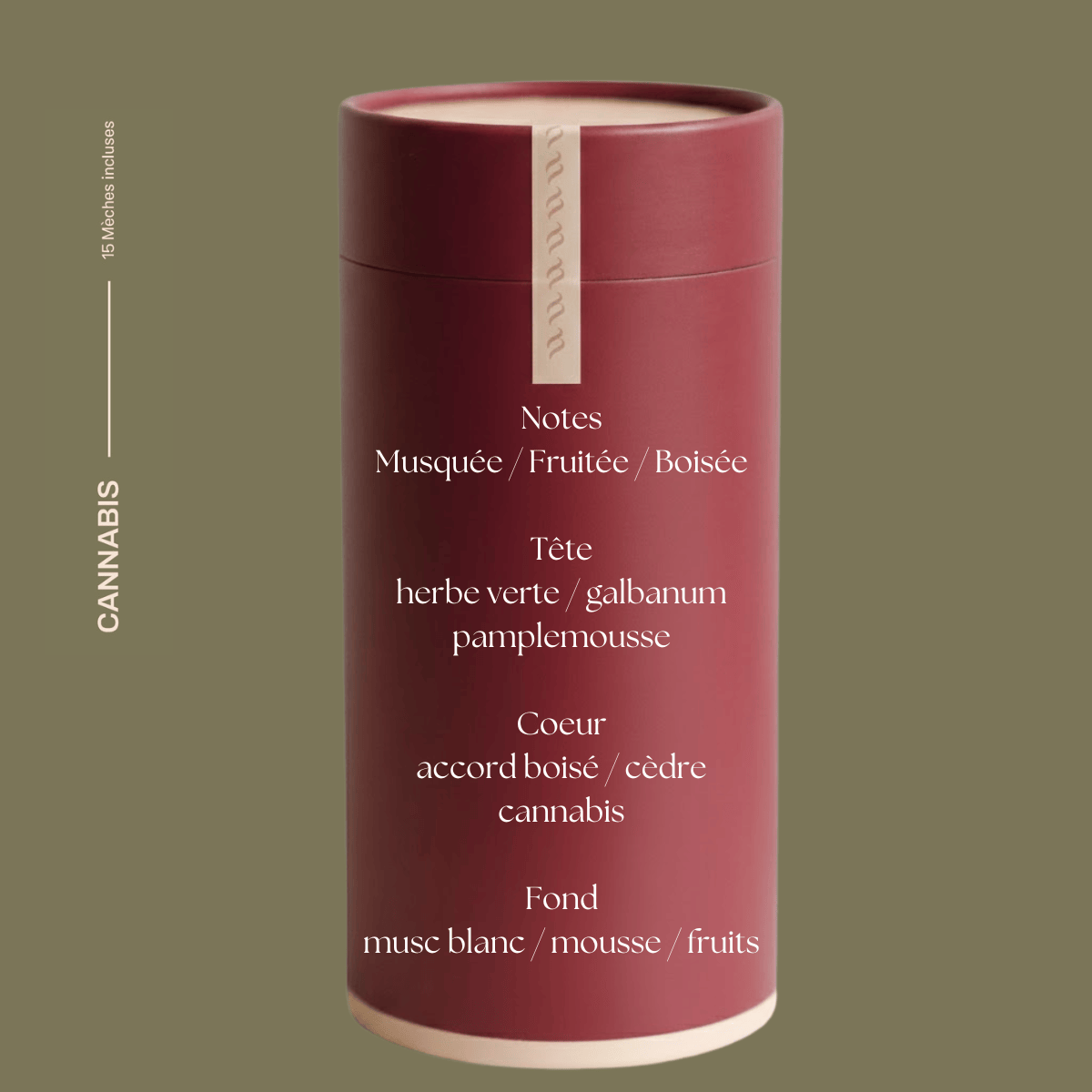 Soulomia Bougie Perlée Soulomia ® Parfumée Cannabis