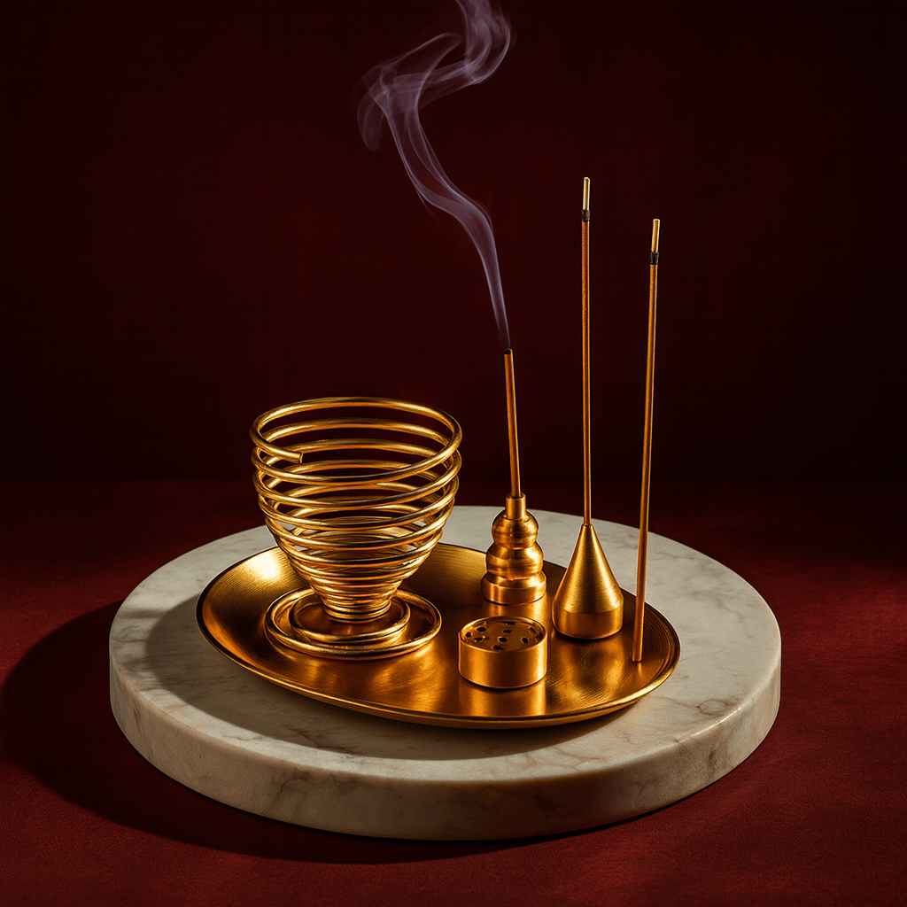 Brûleur d’Encens avec Plateau