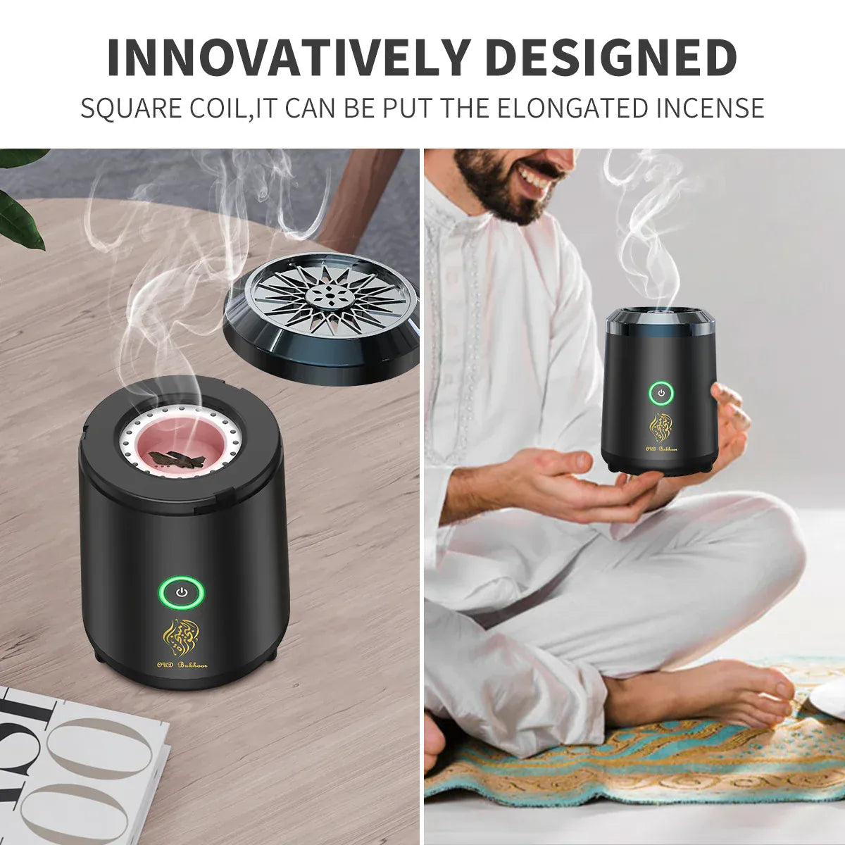 SOULOMIA Brûleur d'Ensens électrique OUD/Bakhoor