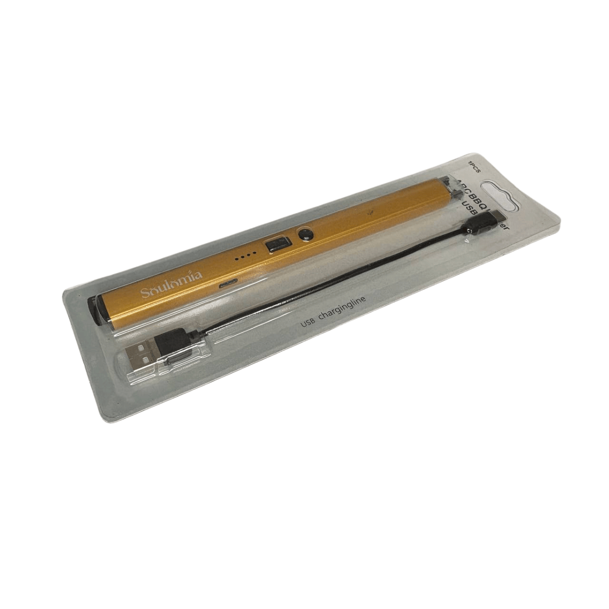 SOULOMIA Or Briquet Électrique Rechargeable USB Soulomia