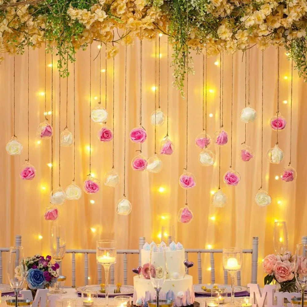 Photophores suspendus en verre