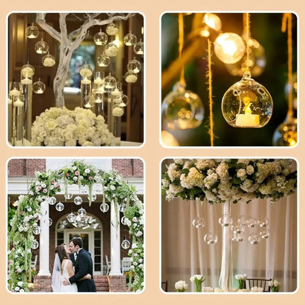 Photophores suspendus en verre