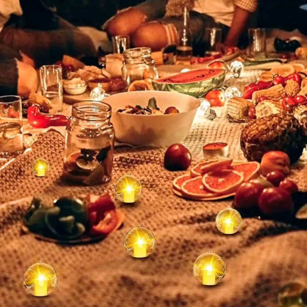 Photophores suspendus en verre