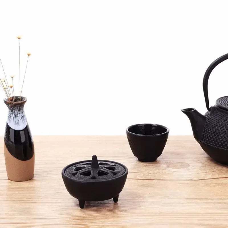 Brûleur d’Encens Fonte – Mini Censer Style Ancien