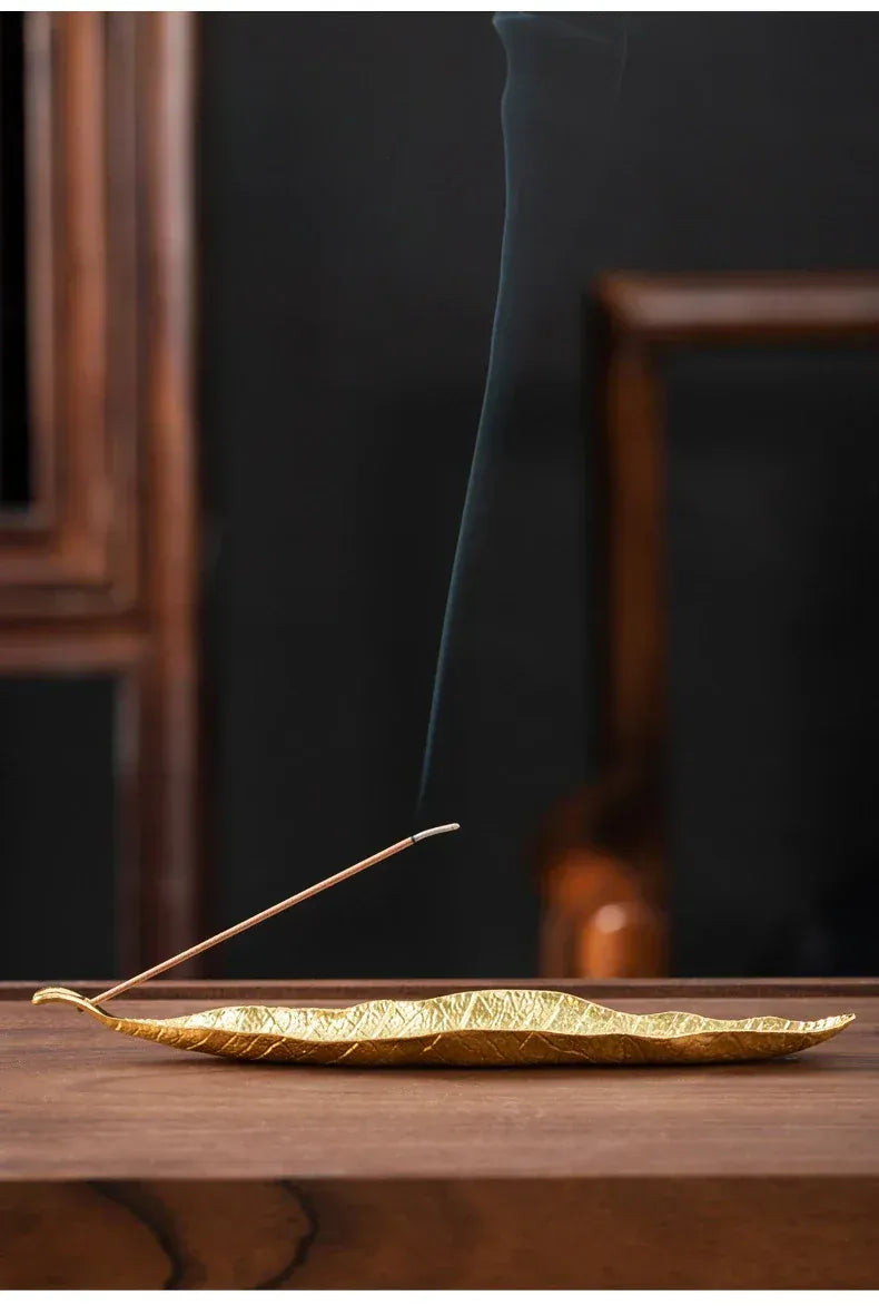 Brûleur d’Encens en Métal – Forme Radeau