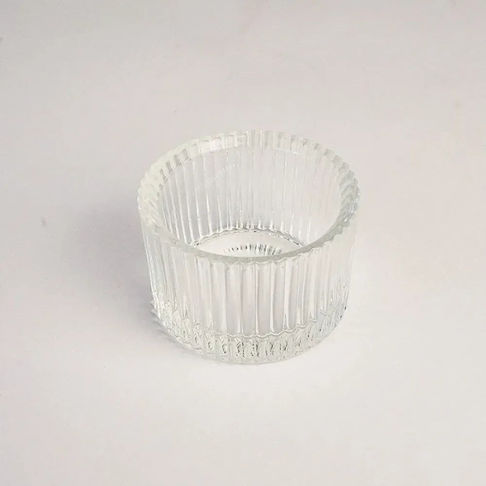 Photophores dorés en verre