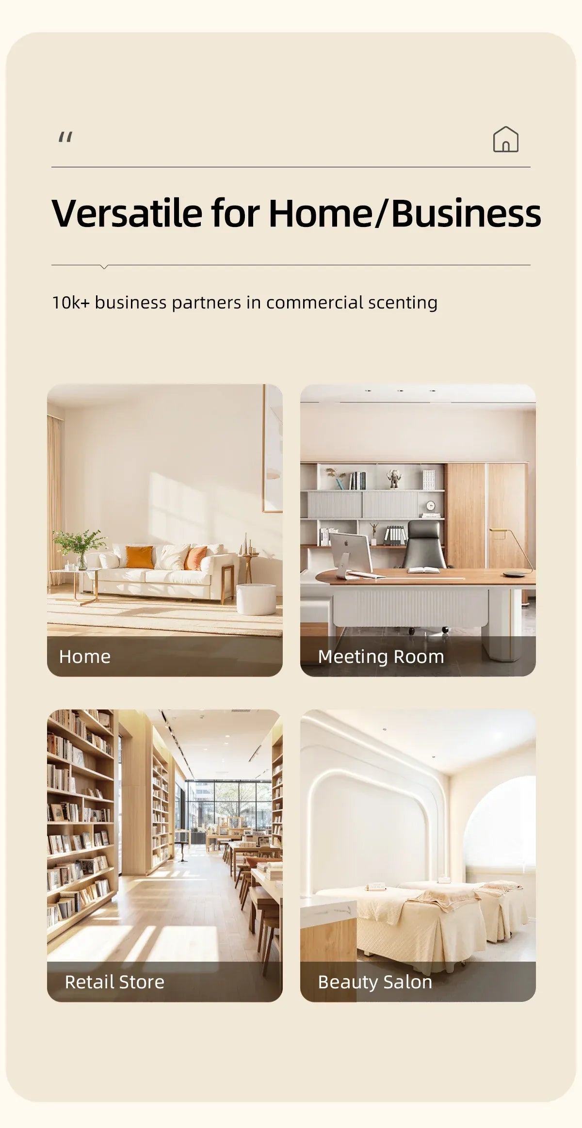 Diffuseur de Parfum Électrique – Bluetooth & Veilleuse