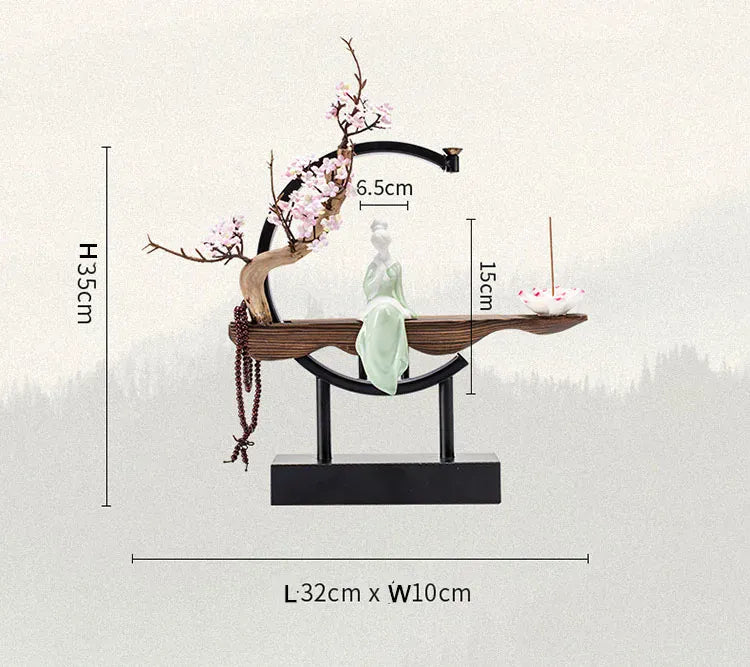 Fontaine d’Encens LED - Statue lotus