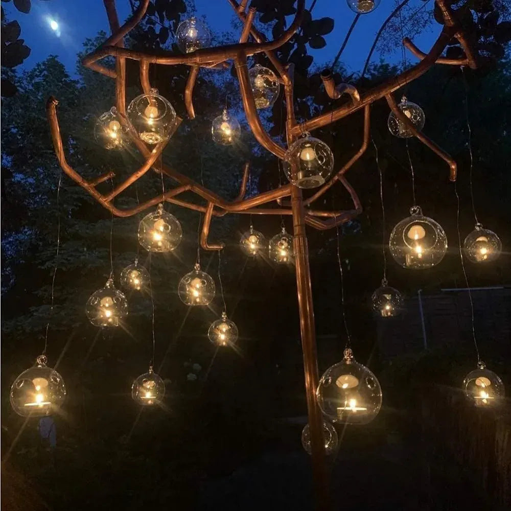 Photophores suspendus en verre