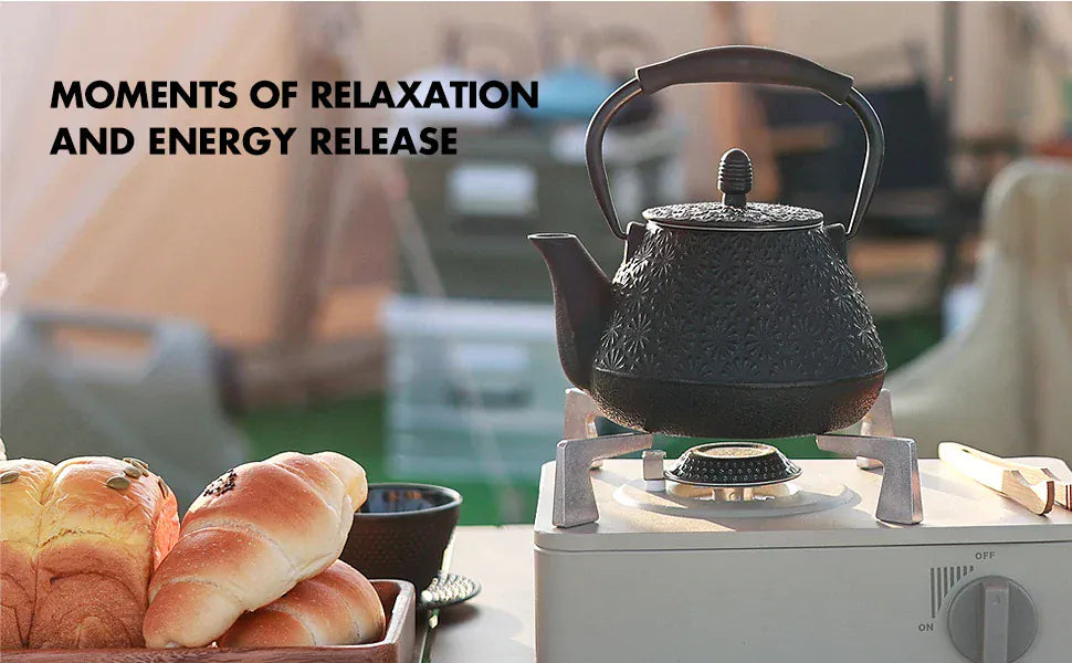 Théière japonaise en fonte – Motif fleurs de cerisier 950 mL