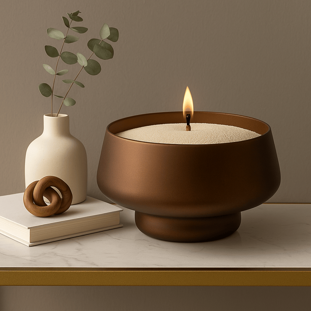 Vase givré design nordique