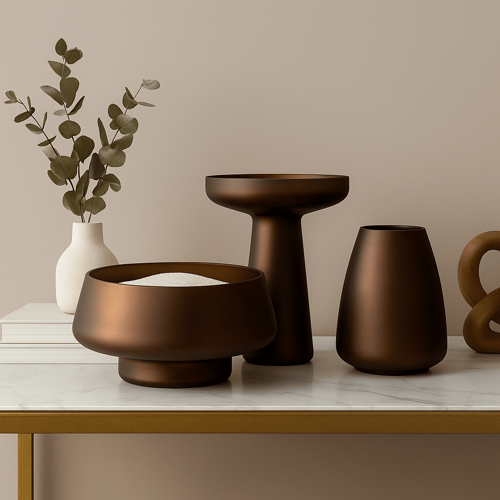 Vase givré design nordique